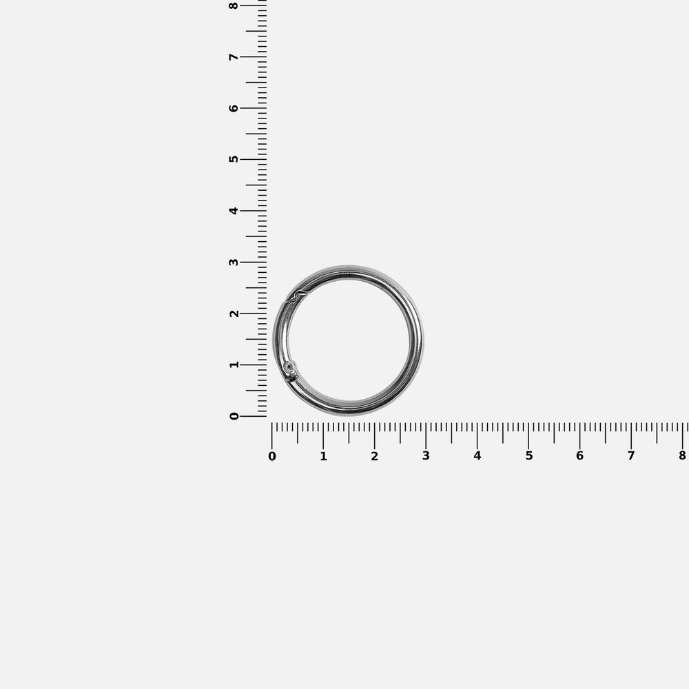 Карабин-кольцо Claus, L, серебристый — изображение 5