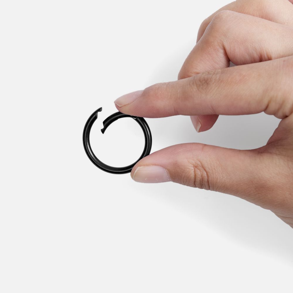 Карабин-кольцо Claus, L, черный — изображение 3