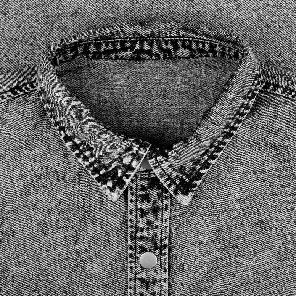 Куртка джинсовая O3, серая — изображение 7