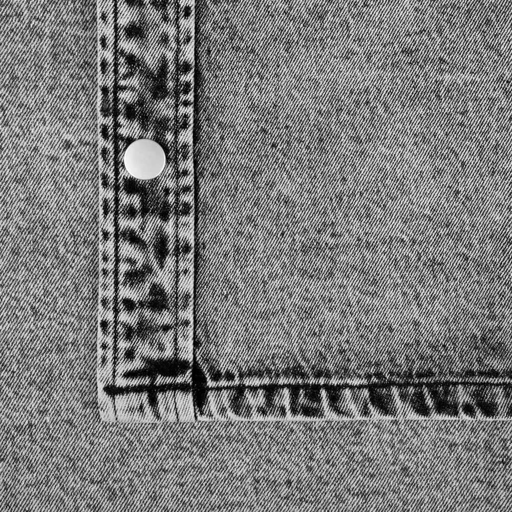 Куртка джинсовая O3, серая — изображение 10