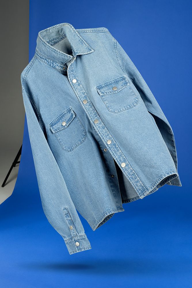 Куртка джинсовая O3, голубая — изображение 13