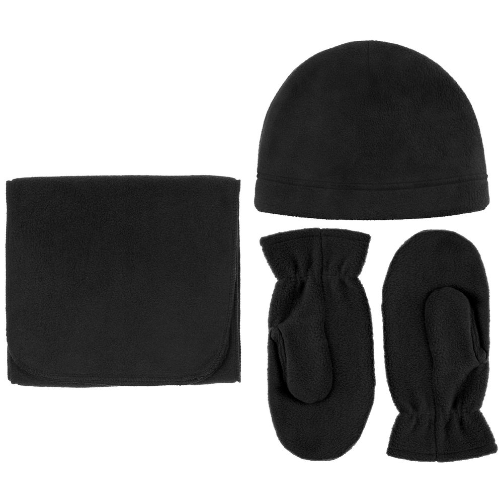 Шапка Fleecy, черная — изображение 5