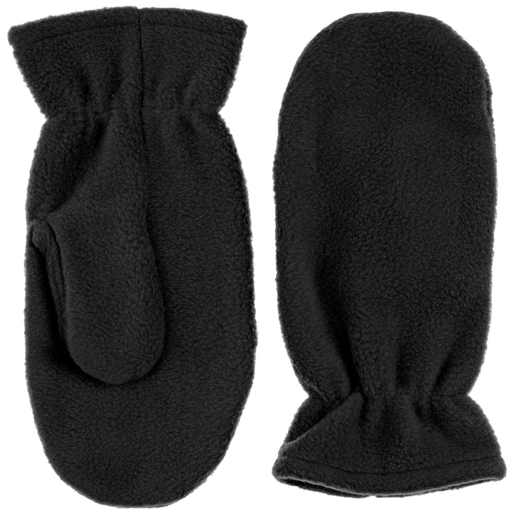 Варежки Fleecy, черные — изображение 3