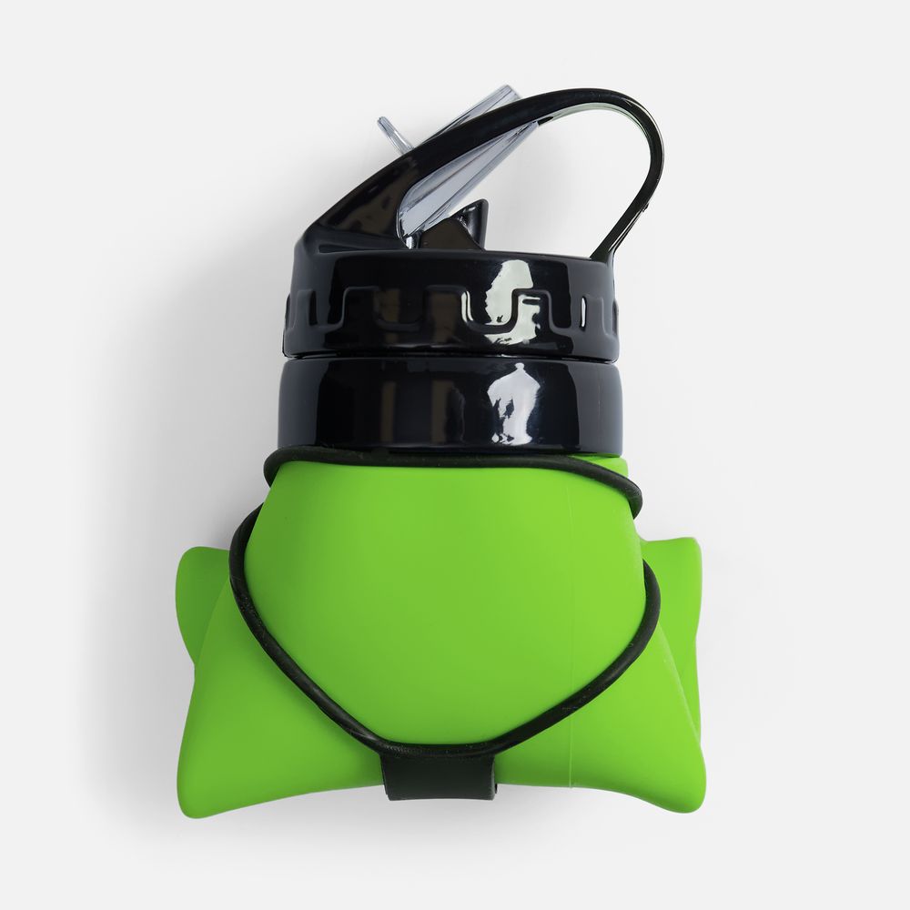 Складная бутылка для воды Langfossen, зеленое яблоко — изображение 3