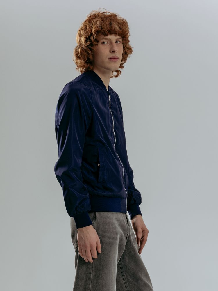 Бомбер Wigton, темно-синий — изображение 11