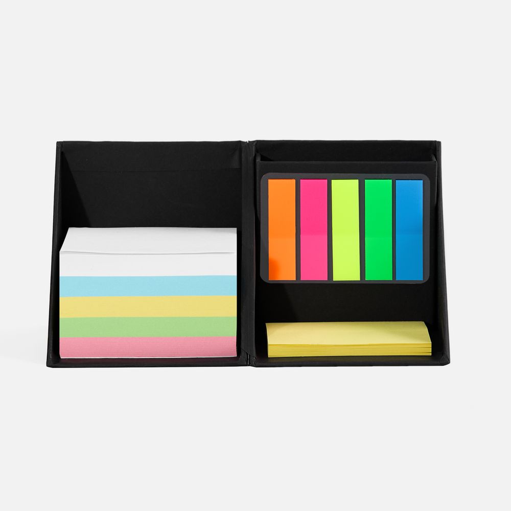 Настольный набор со стикерами Mnemonic ver.2, черный — изображение 3