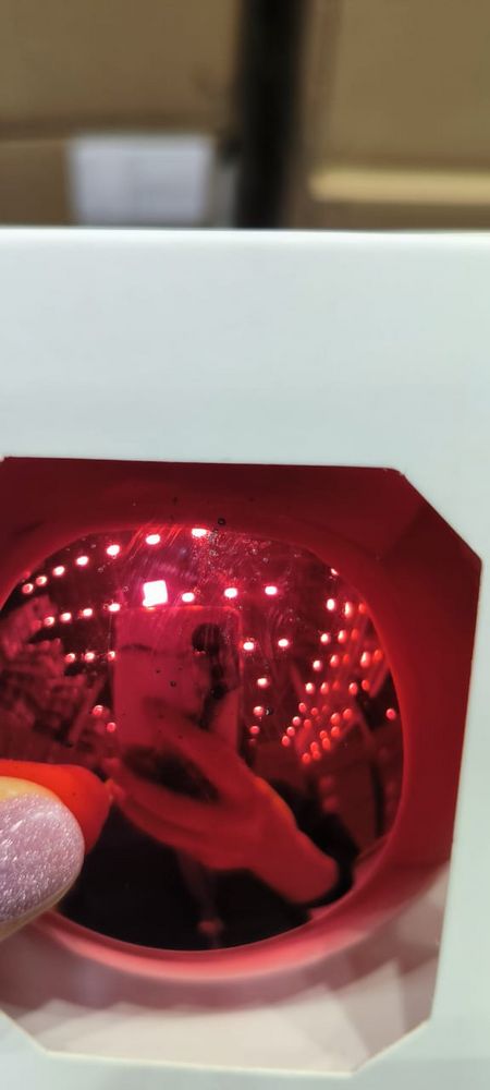 Оформительский шар Finery, 10 см, глянцевый красный — изображение 5