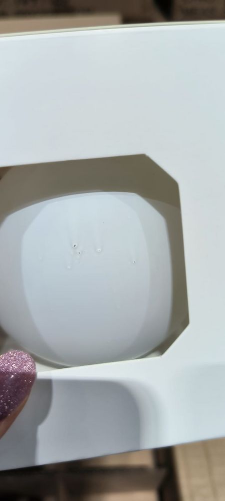 Оформительский шар Finery, 8 см, матовый белый — изображение 5