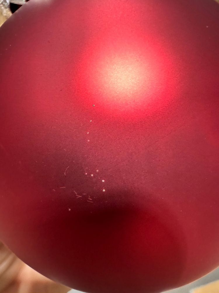 Оформительский шар Finery, 10 см, матовый красный — изображение 6