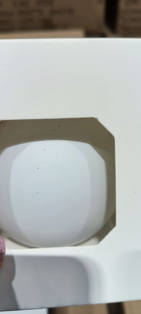 Оформительский шар Finery, 10 см, матовый белый — изображение 5