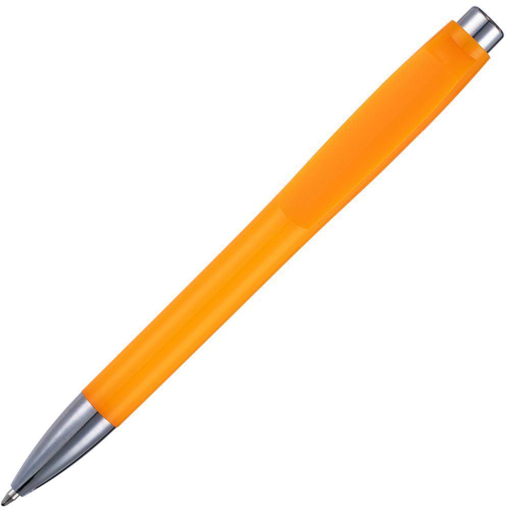 Ручка шариковая Klippa, оранжевая — изображение 3