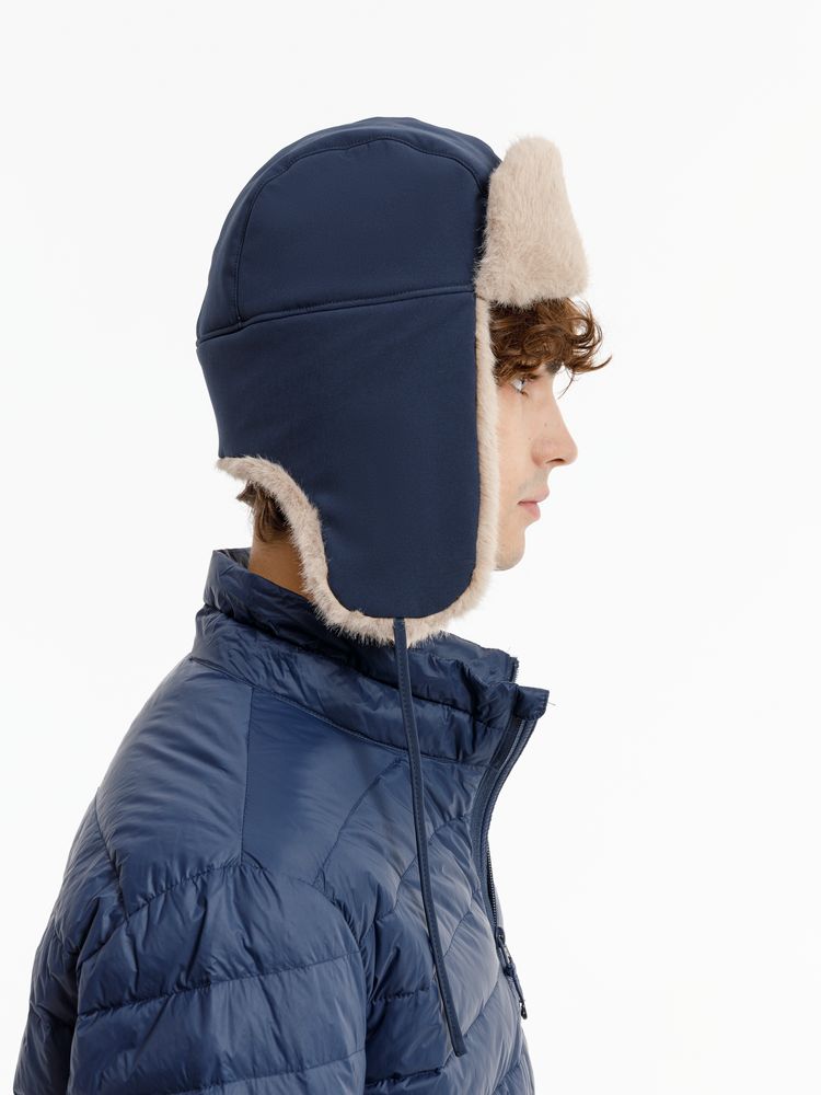 Шапка-ушанка Wasa, темно-синяя — изображение 8