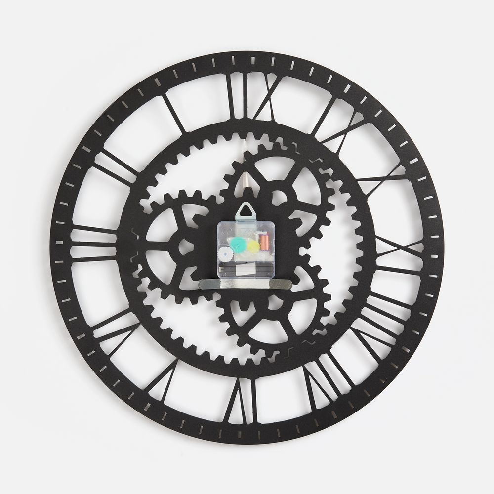 Часы «Ход времени», черные — изображение 4