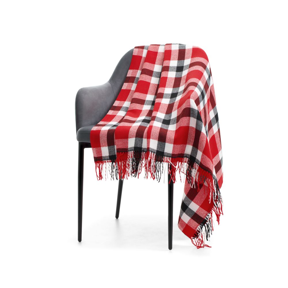 Плед «Валдай», красный — изображение 5