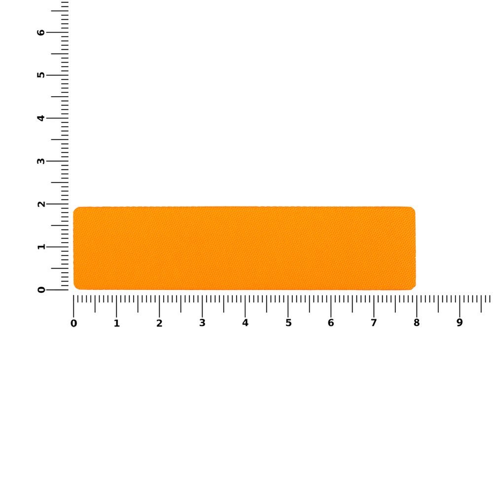 Наклейка тканевая Lunga, S, оранжевый неон — изображение 3