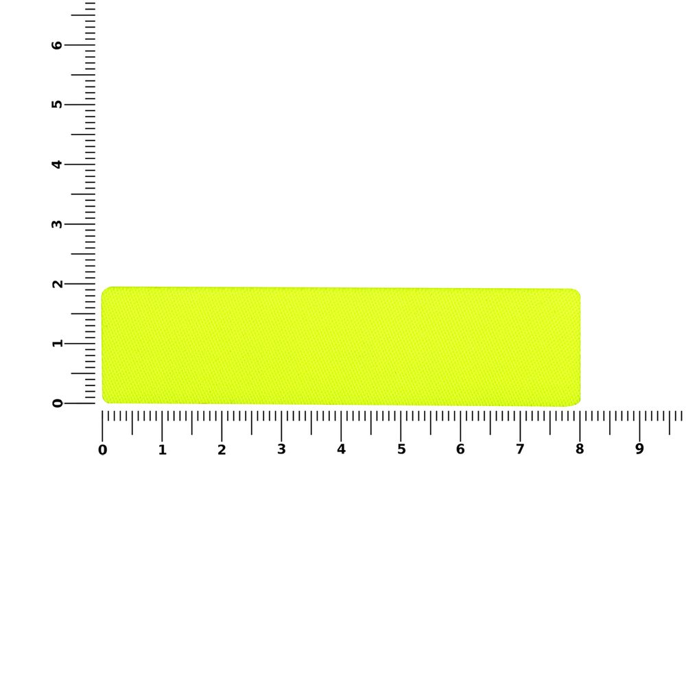 Наклейка тканевая Lunga, S, желтый неон — изображение 3