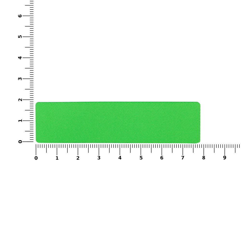 Наклейка тканевая Lunga, S, зеленый неон — изображение 3