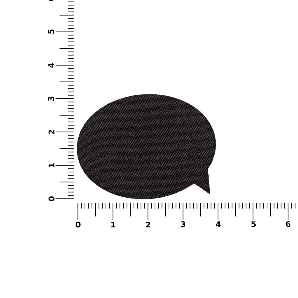 Наклейка тканевая Lunga Bubble, M, черная — изображение 4