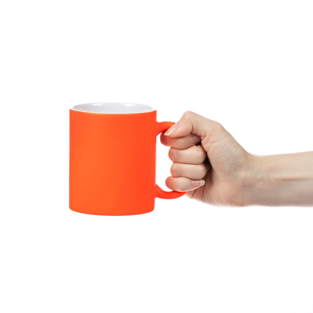 Кружка Colorido, оранжевый неон — изображение 4