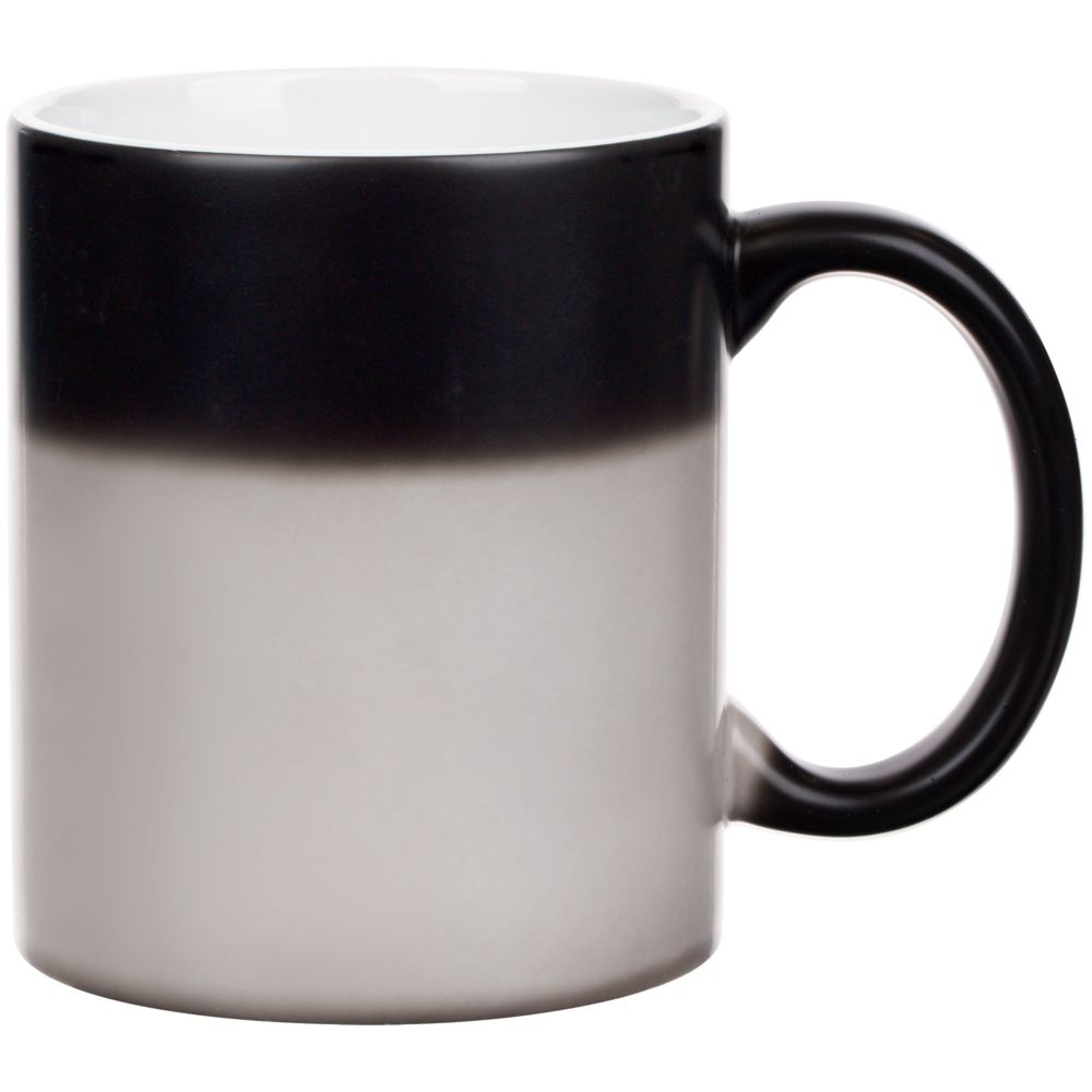 Кружка «Хамелеон», ver.3, матовая, черная — изображение 6