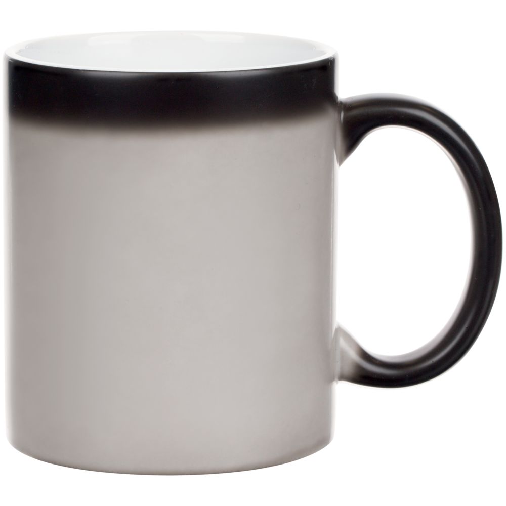 Кружка «Хамелеон», ver.3, матовая, черная — изображение 7