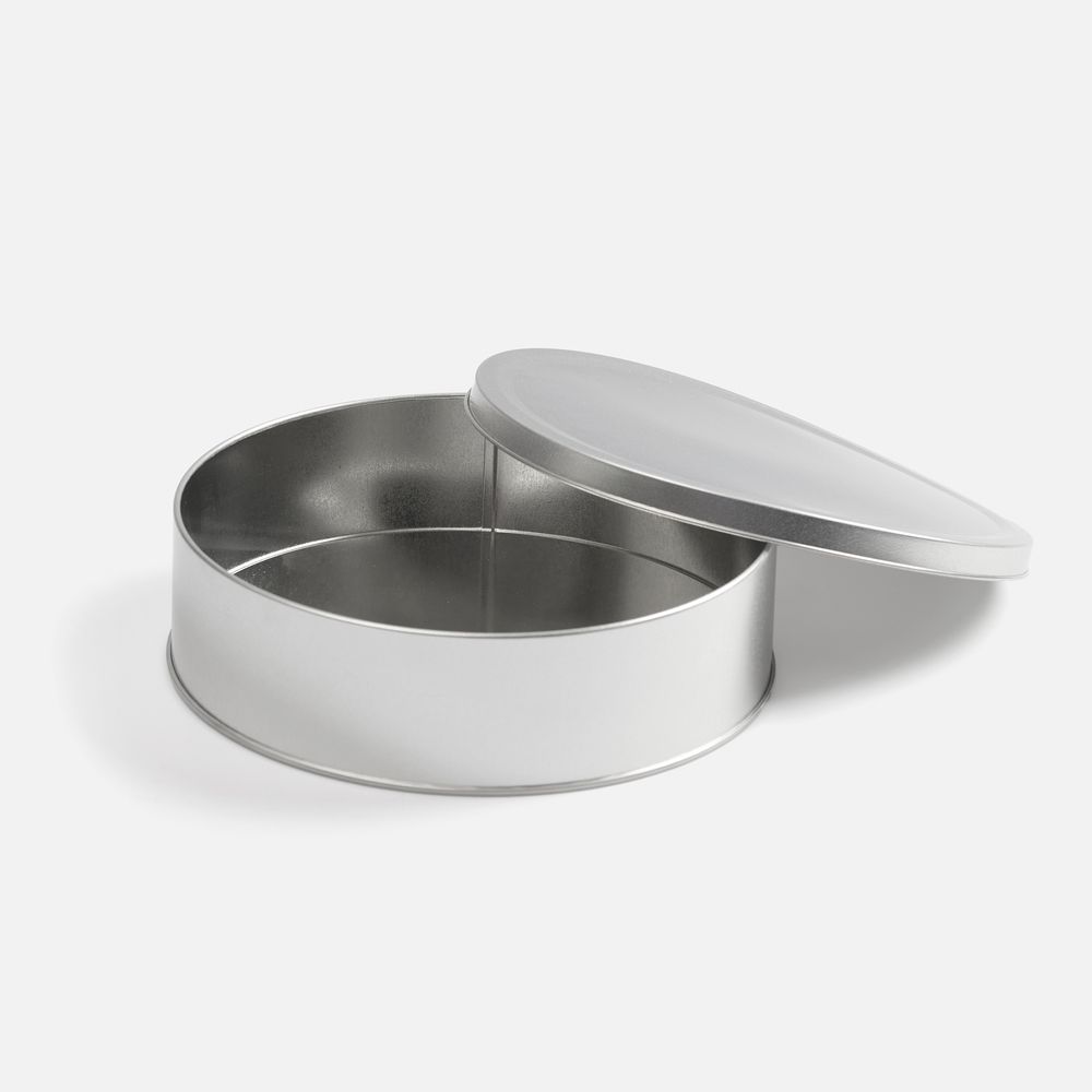 Коробка Pragmax L, круглая, серебристая — изображение 3