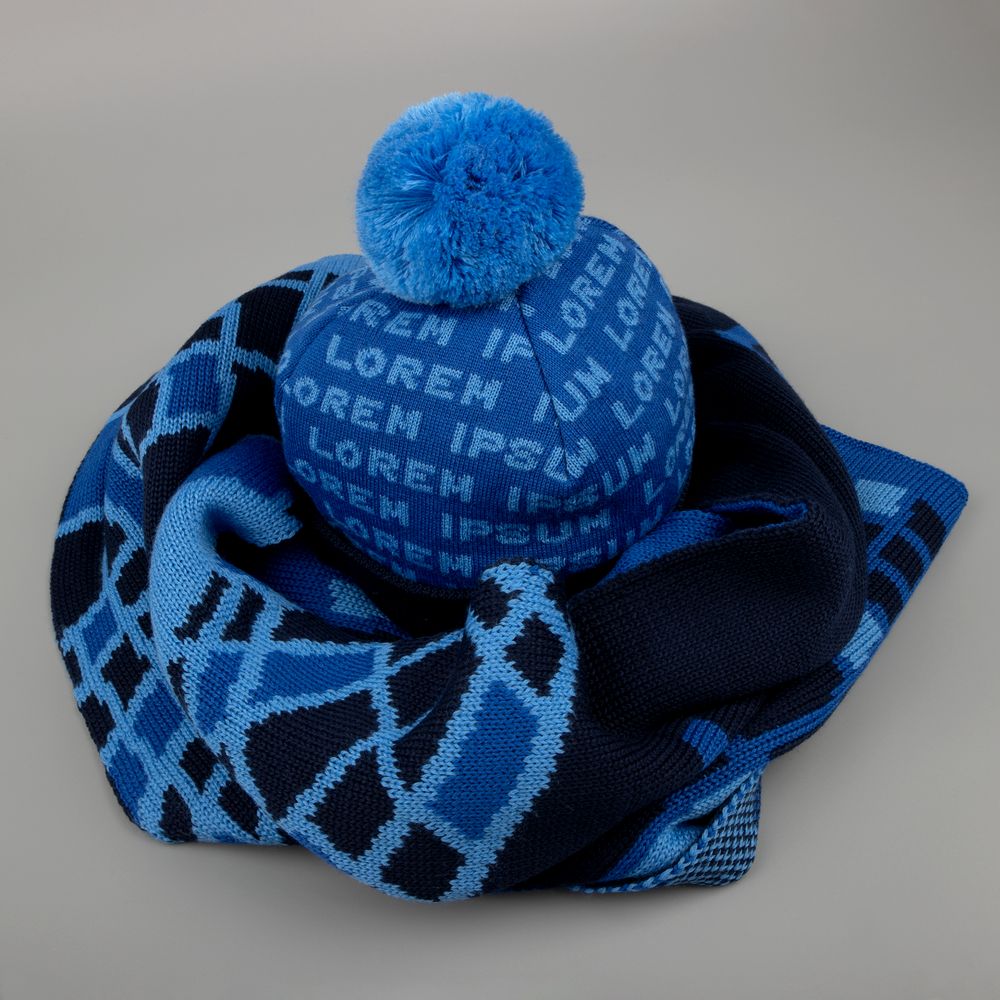 Шарф Joyful на заказ, XL, полушерсть — изображение 8