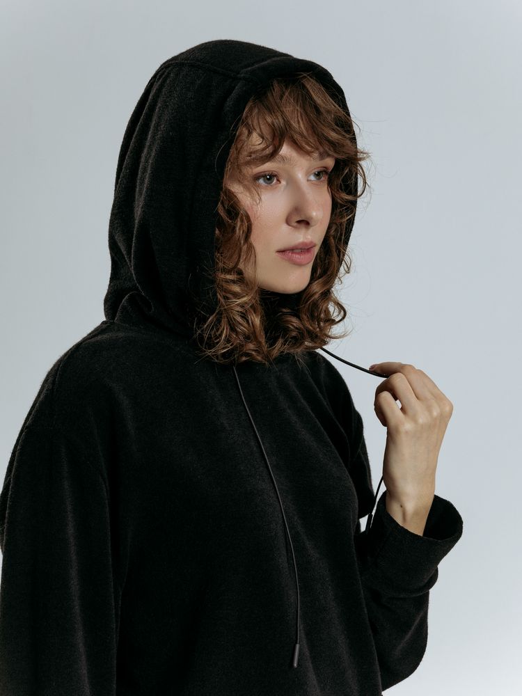 Худи унисекс Prima Vista, черное — изображение 15