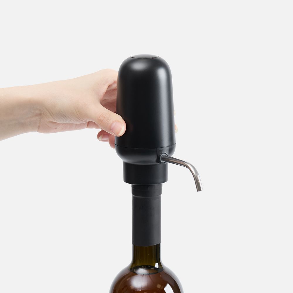 Электрический аэратор-дозатор для вина Lonks, черный — изображение 8