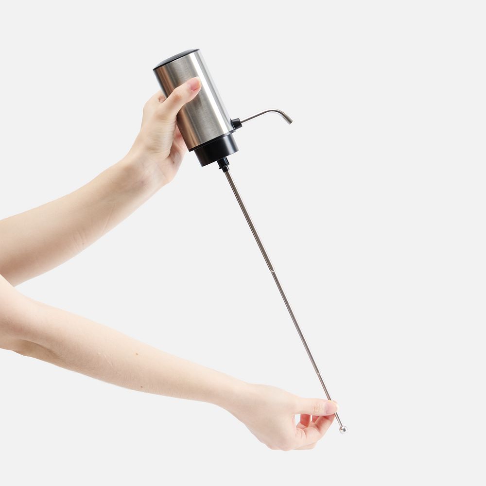 Электрический аэратор-дозатор для вина Tuoretta, серебристый — изображение 10