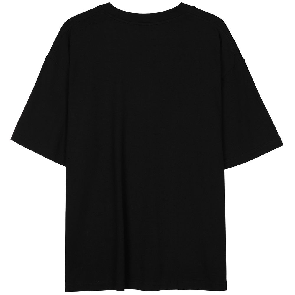Футболка оверсайз унисекс Lavinia, черная — изображение 3