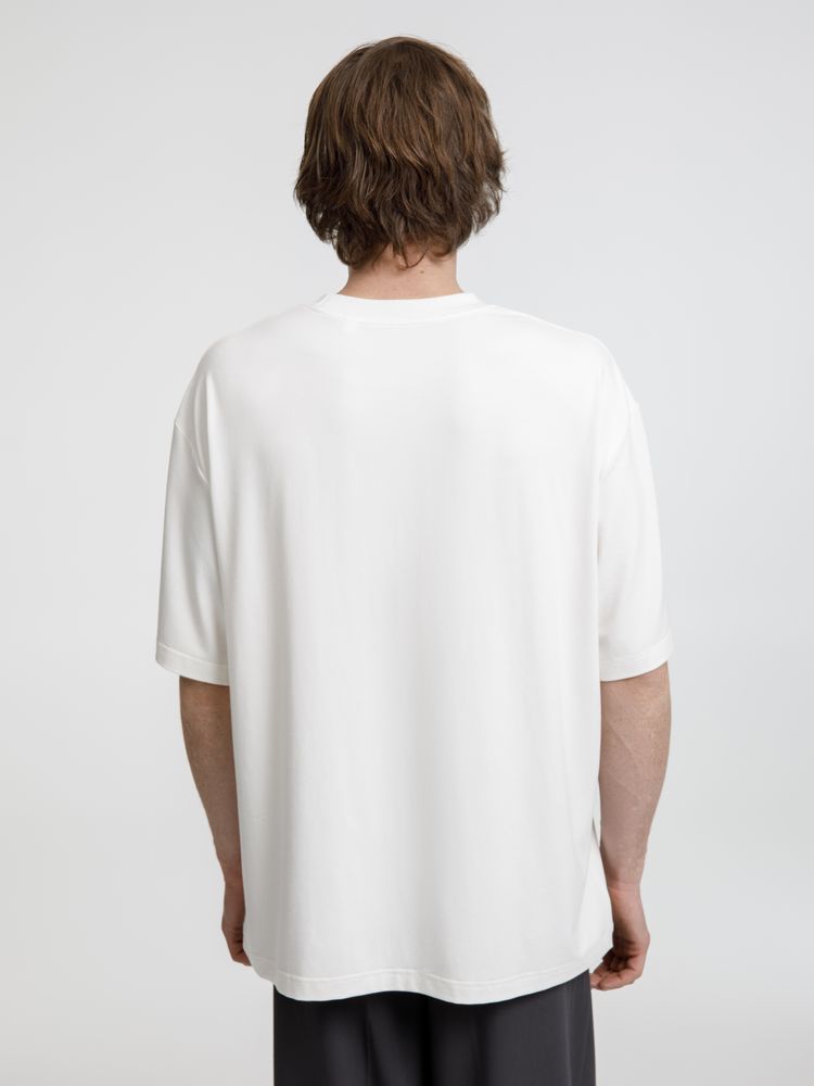 Футболка оверсайз унисекс Lavinia, белая — изображение 14