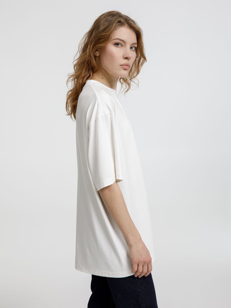 Футболка оверсайз унисекс Lavinia, белая — изображение 7