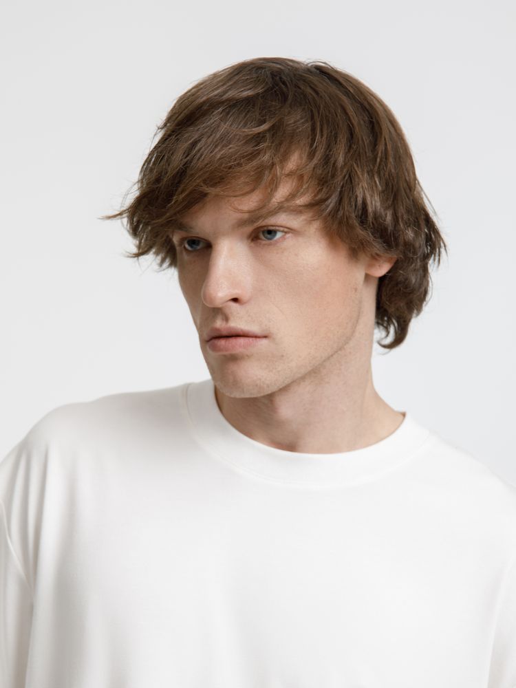 Футболка оверсайз унисекс Lavinia, белая — изображение 13