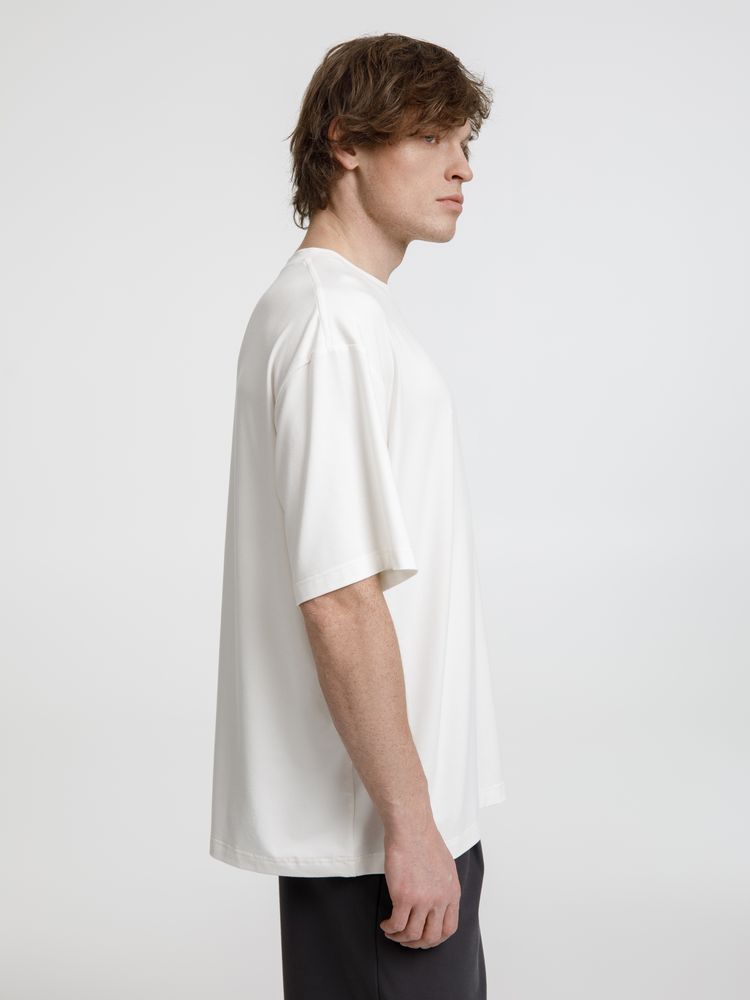 Футболка оверсайз унисекс Lavinia, белая — изображение 12