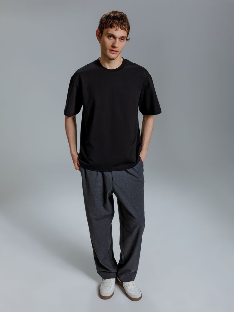 Футболка оверсайз Kangas, черная — изображение 8