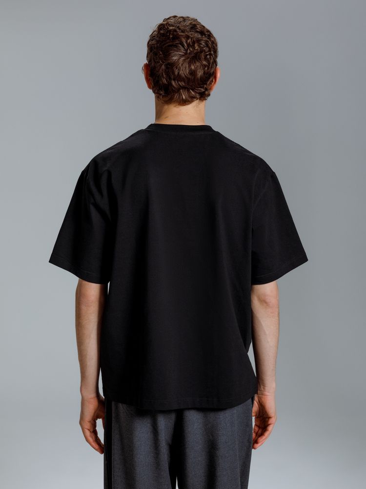 Футболка оверсайз Kangas, черная — изображение 7