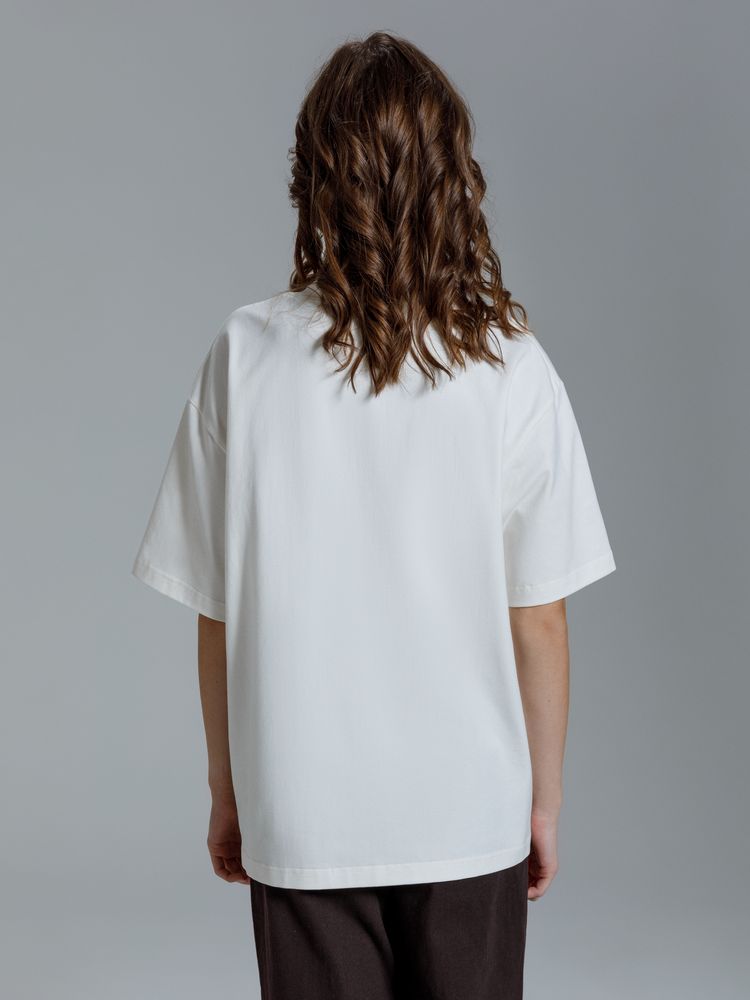 Футболка оверсайз Kangas, белая — изображение 12