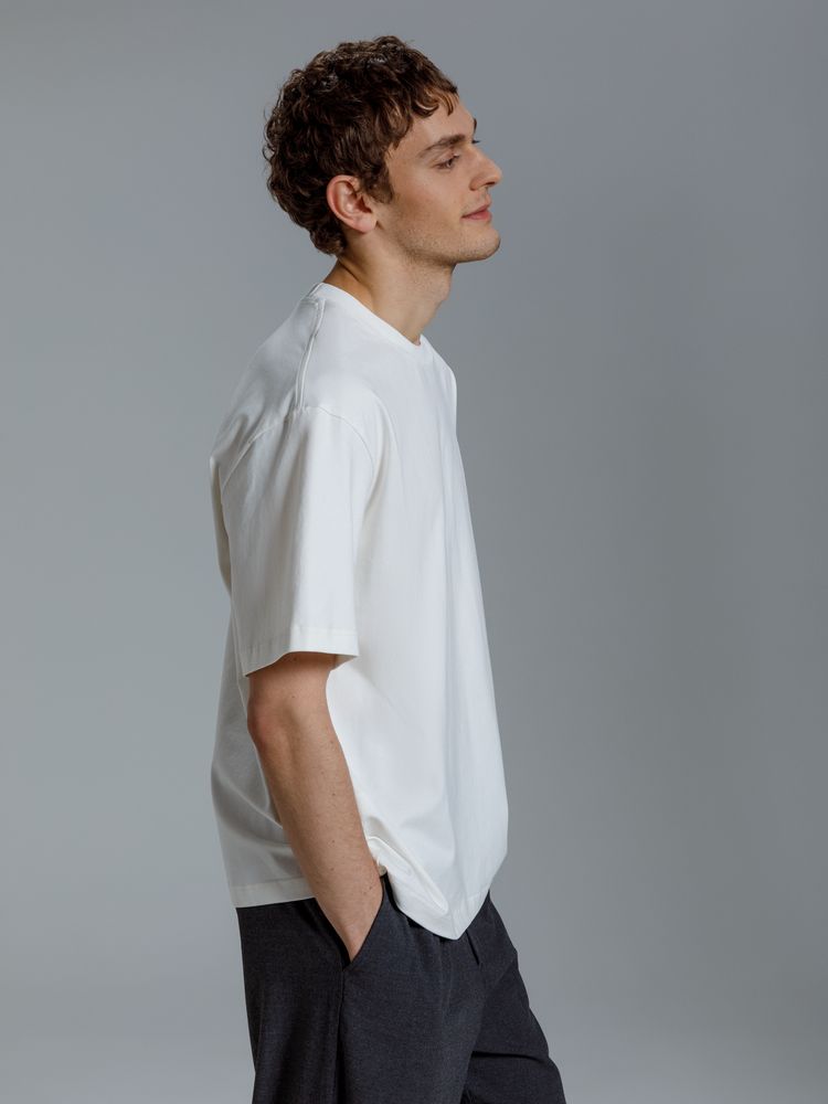 Футболка оверсайз Kangas, белая — изображение 8