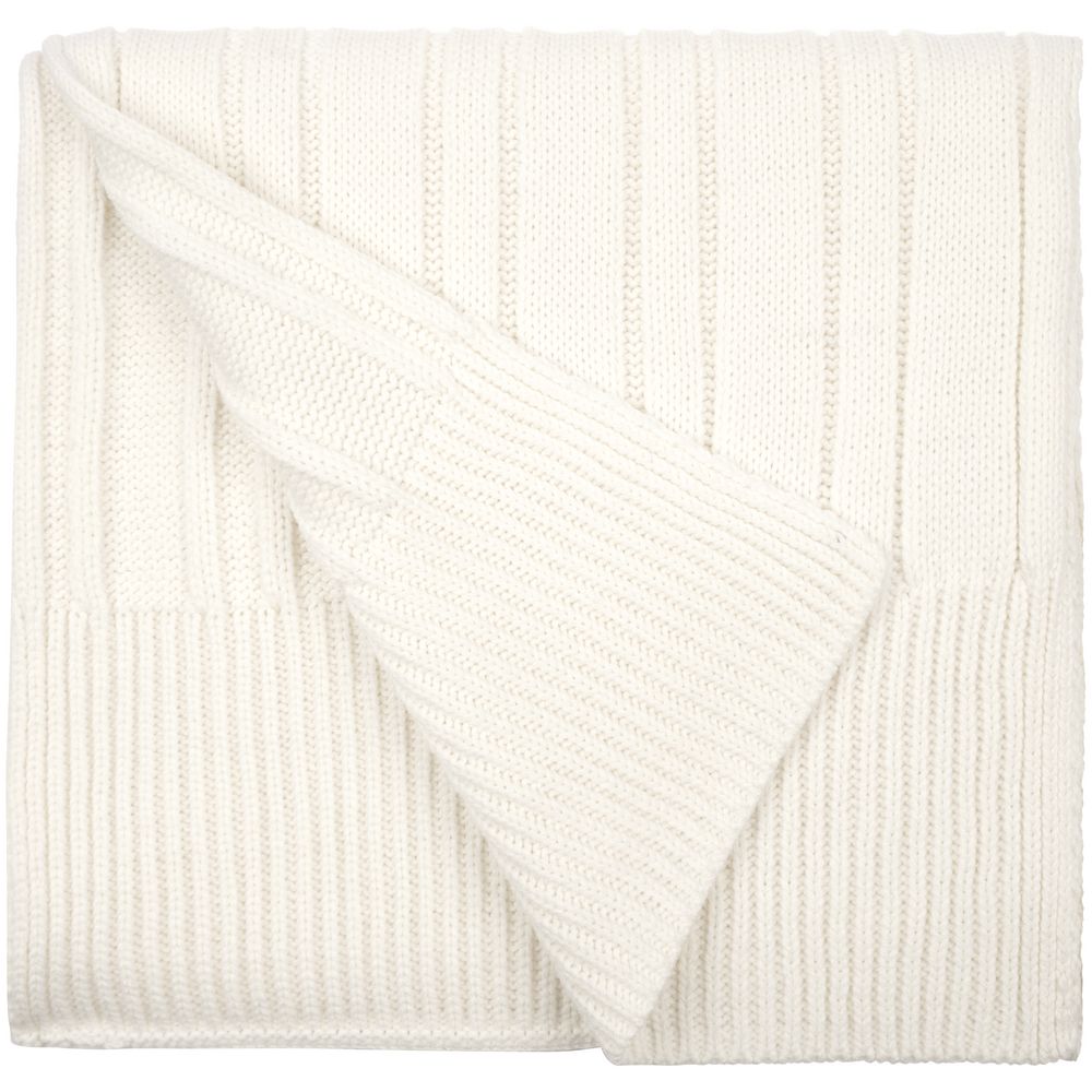 Шарф Knit Beat, белый (молочный)