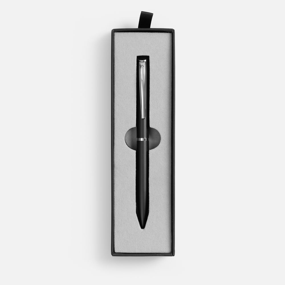 Ручка шариковая Ringa в футляре, черная — изображение 3