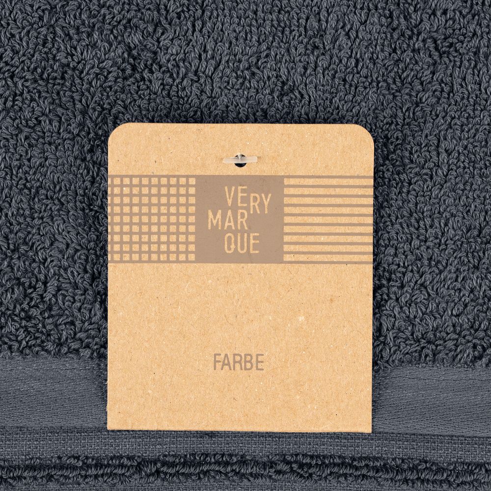 Полотенце Farbe, большое, темно-серое — изображение 6