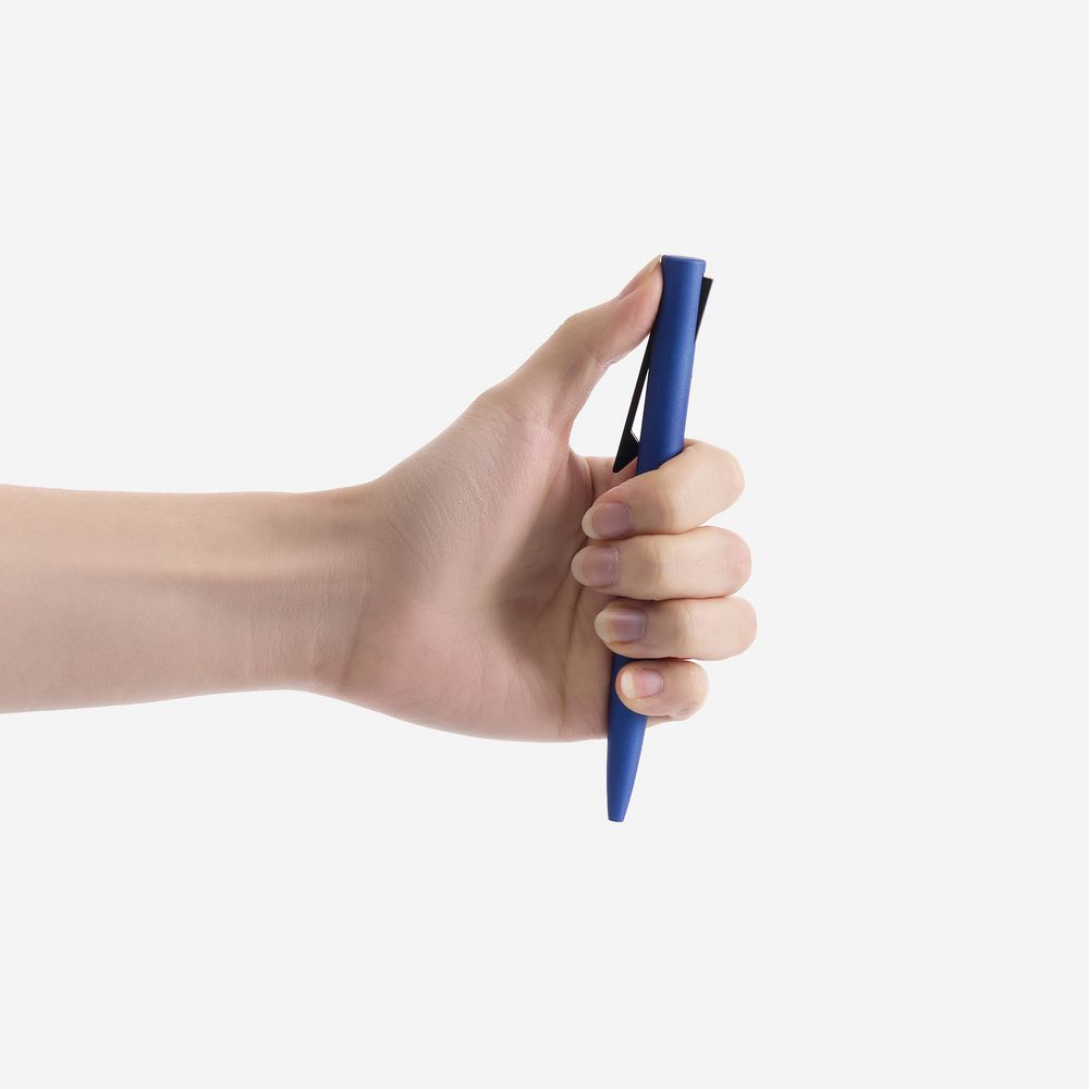 Ручка шариковая Snap, синяя металлик — изображение 6