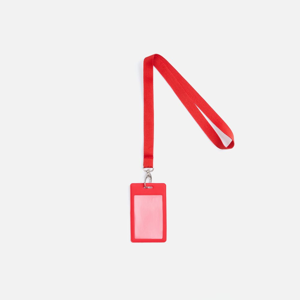Лента для бейджа Pin, красная — изображение 3