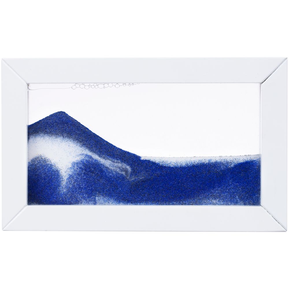 Песочная картина-антистресс Zenscape, белая с синим — изображение 3