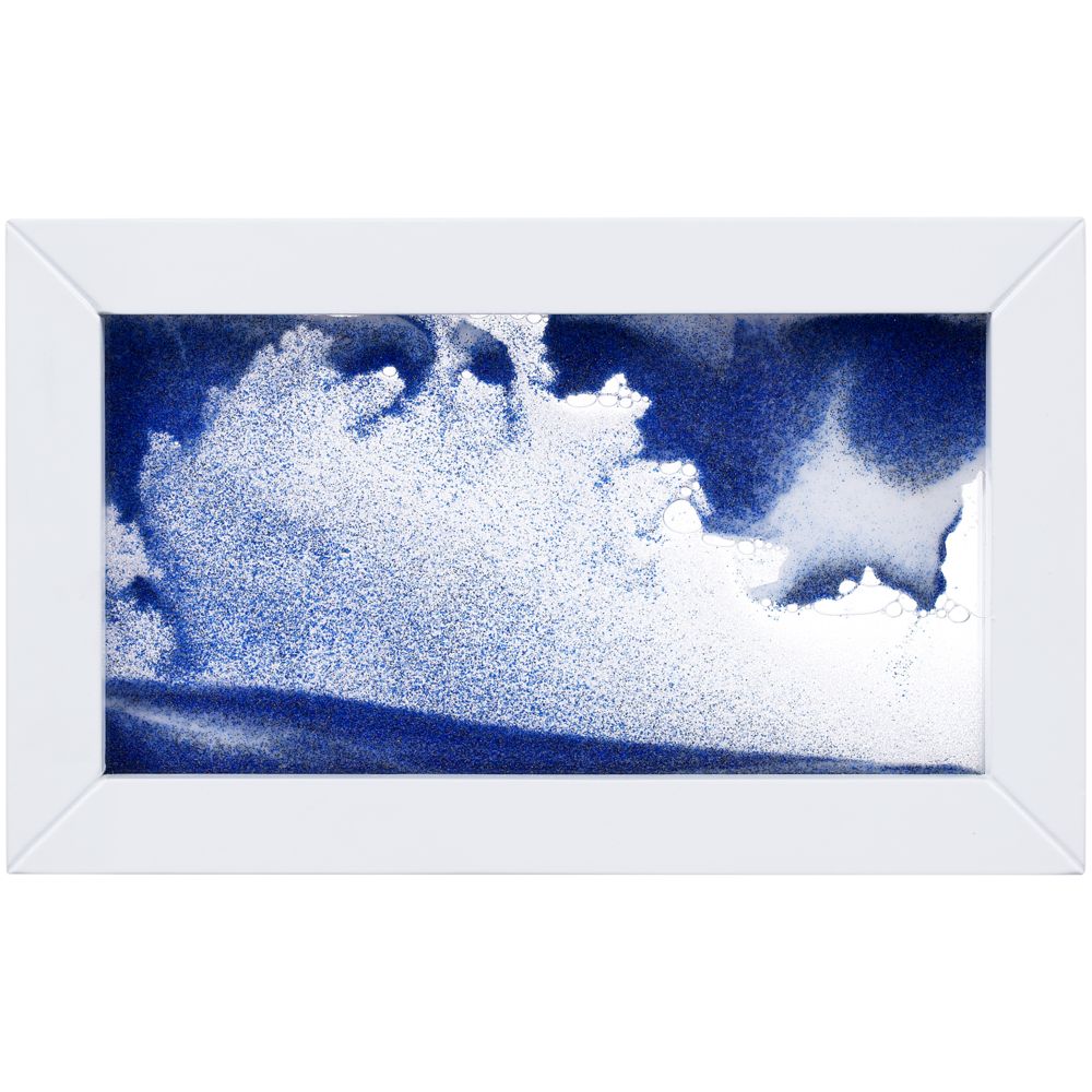 Песочная картина-антистресс Zenscape, белая с синим — изображение 4
