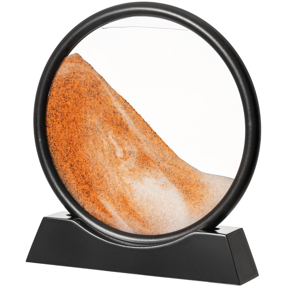 Песочная картина-антистресс Pleasantville, черная с оранжевым — изображение 4