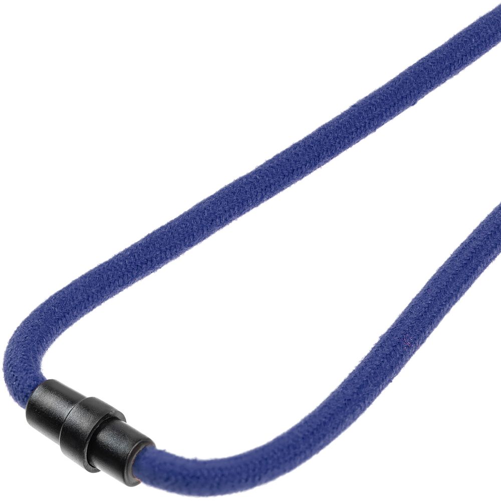 Шнурок для бейджа Tube Wood, синий — изображение 5