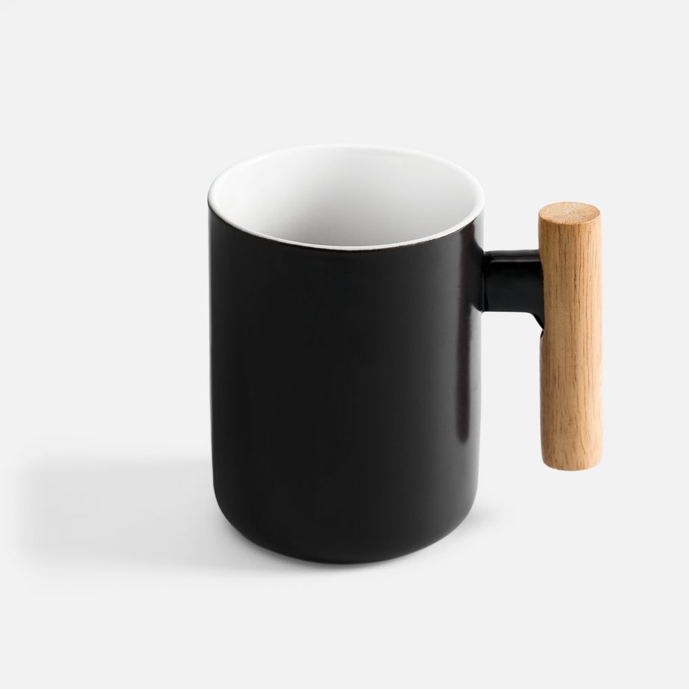 Кружка с ложкой Eco Fusion, черная — изображение 5