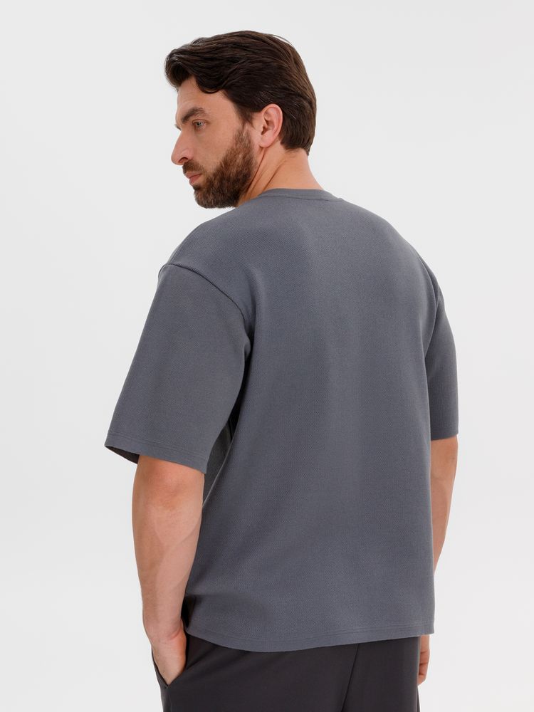 Джемпер с коротким рукавом Siluetti Volumica, серый — изображение 10